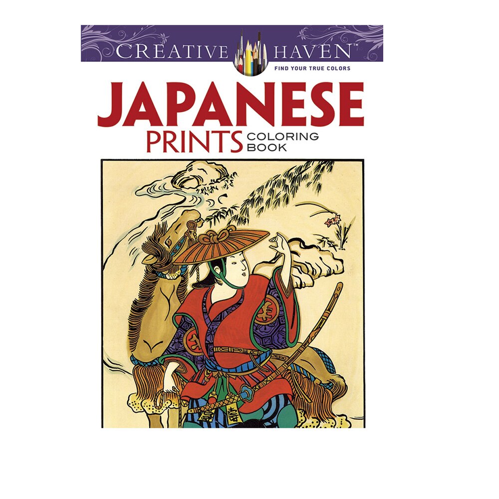 Dover, Coloring Books, Art & School, Creative Haven, Japanese Prints, 15973